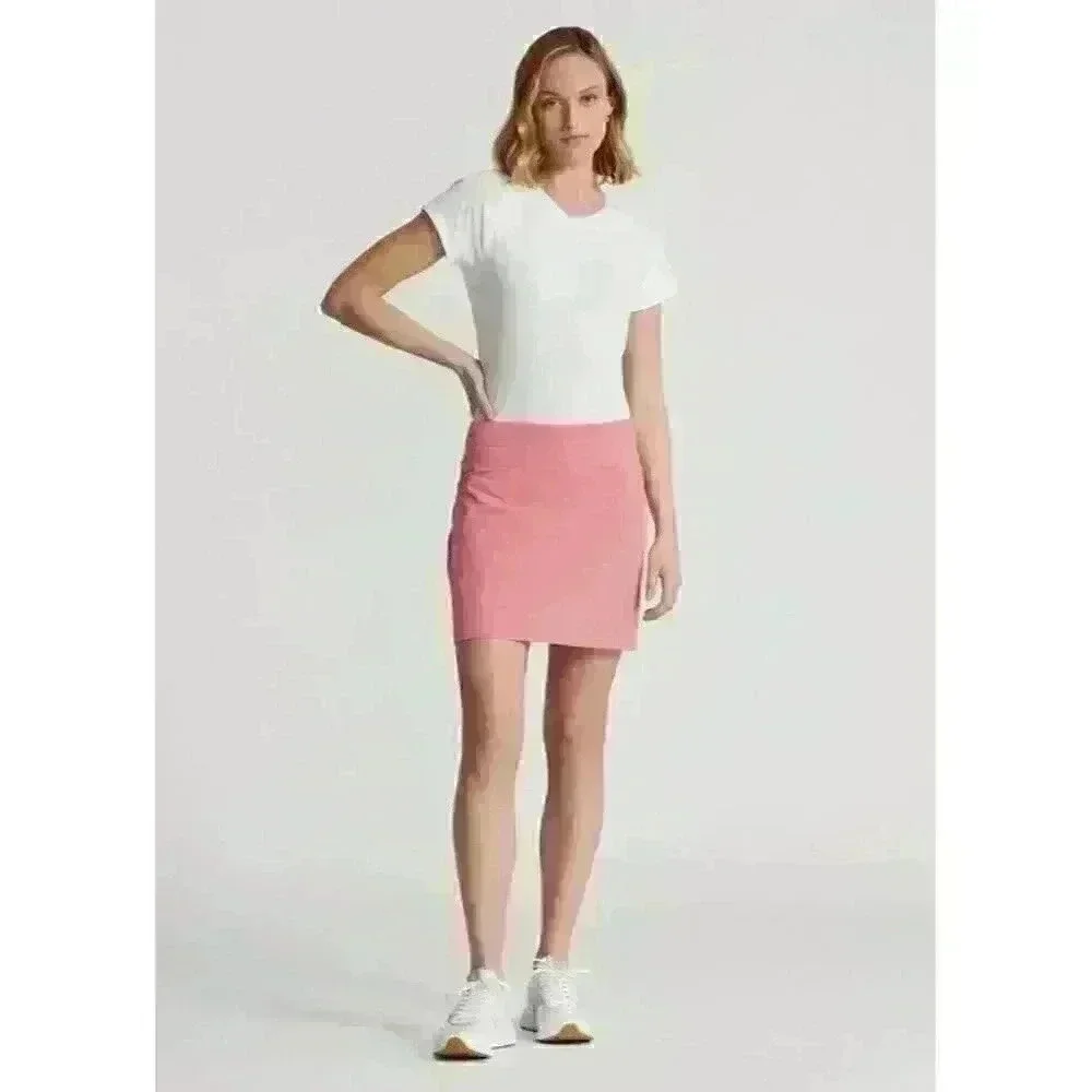 RLX Golf Ralph Lauren Women's L Back-Pleated Stretch Skort MSRP $128
